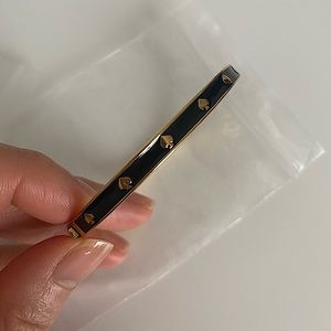 Kate spade spot the spade enamel hinged bangle